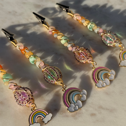 Pastel Rainbow J Clip