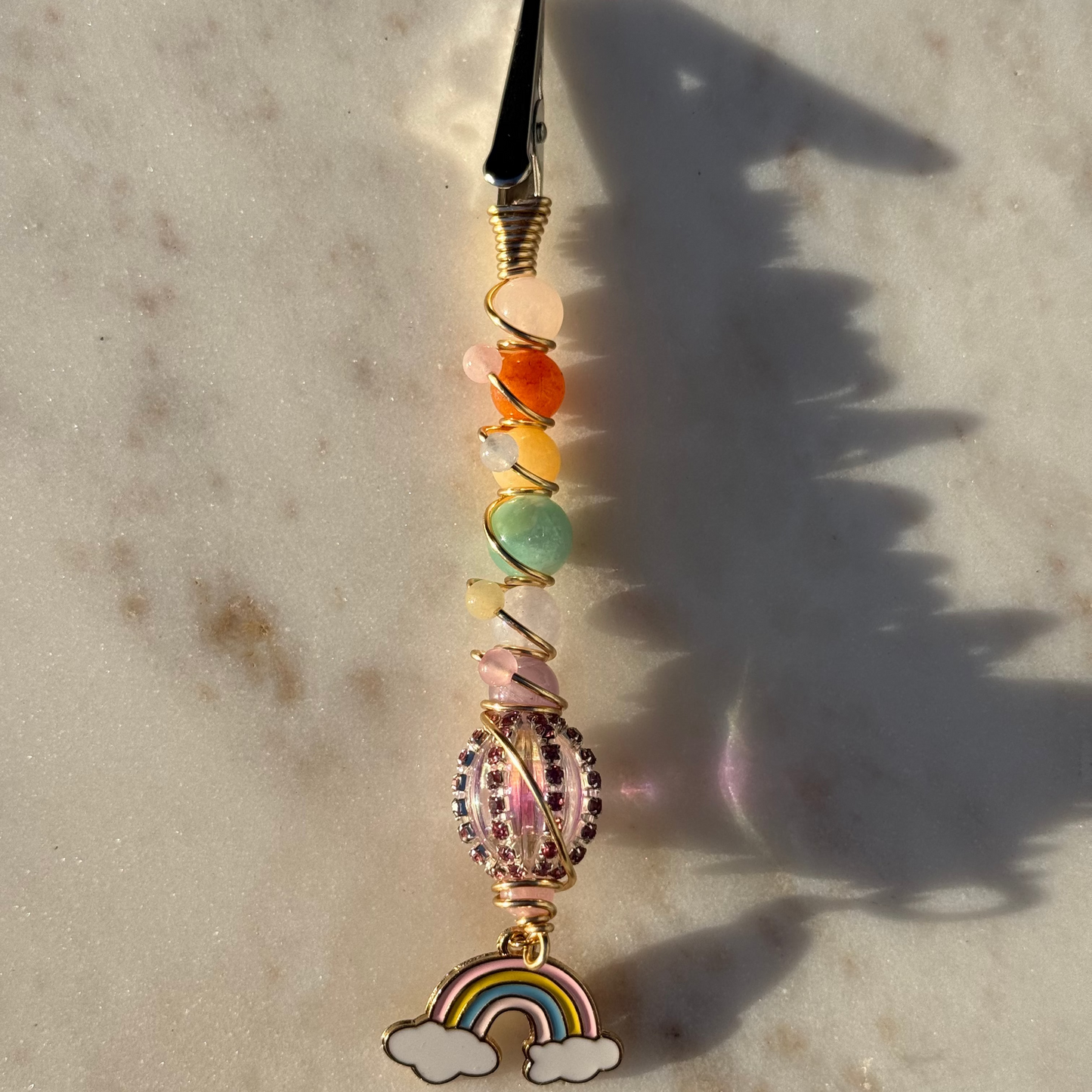 Pastel Rainbow J Clip