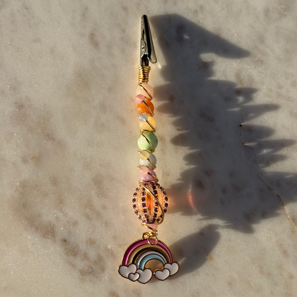 Pastel Rainbow J Clip